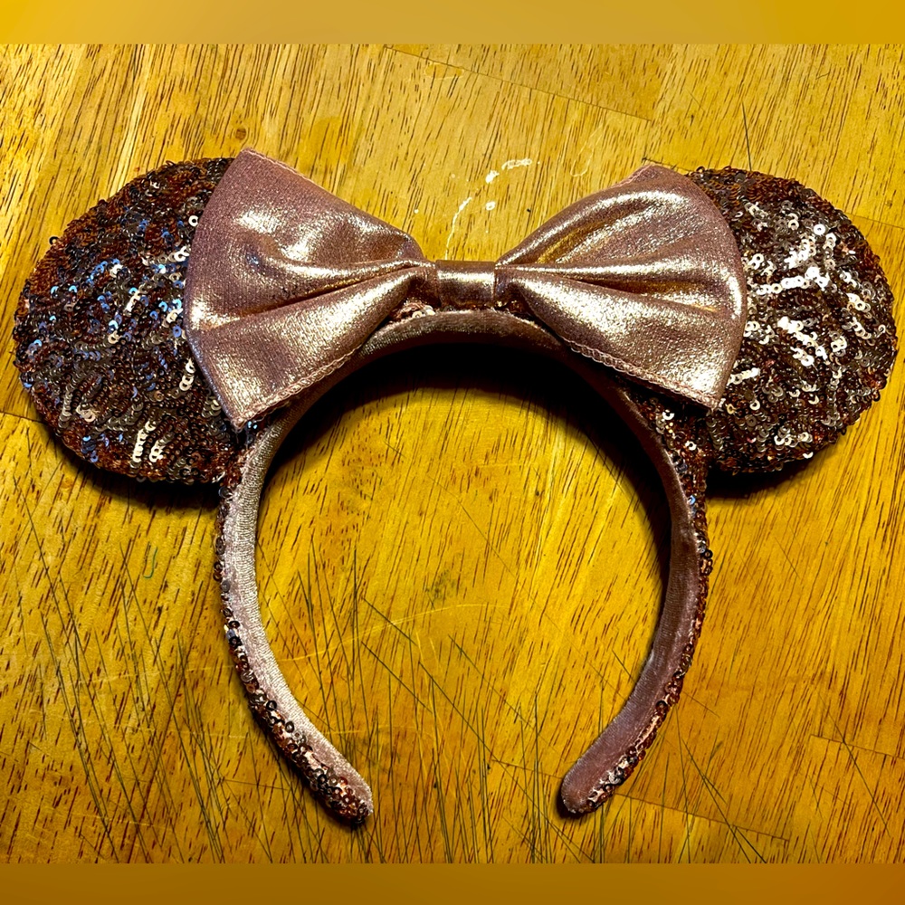 Minnie Ears Headband Disney Rose Gold